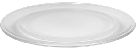 27cm Ofenglas Drehteller aus Glas für Mikrowellen, Hitzebeständig | Passend für Viele Geräte, Leicht zu Reinigen, zum Ersetzen Alter oder Defekter Platten