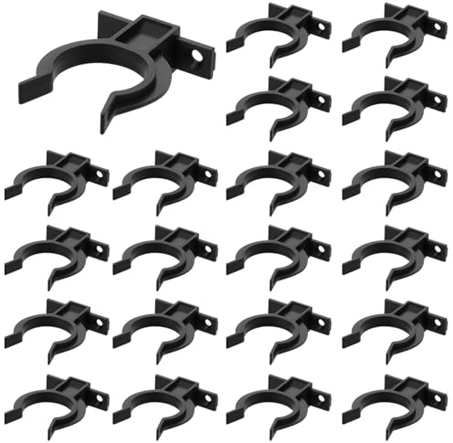 18 Stück Küchen Sockelleisten Clips, Küchensockel Befestigung Clips, Küchen Sockelblendenhalter, Küche Sockel Befestigungsclips für 32-36mm Küchenfüße, mit Schrauben