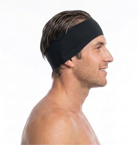 Swimming Headband,Swim Ear Band Protection for Men Women Pool Beach Surfing | Keep Ear Piugs in, Waterproof Swim Headband for Adults, Swimming Ear Band to Hold Earplugs for Water Sports Protection (L)