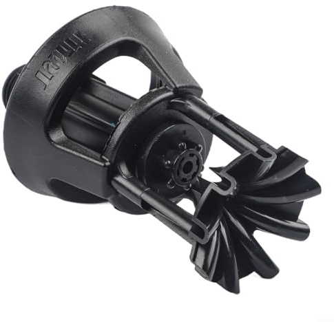 Aspersor oscilante oscilante para riego de jardín, ajustable de 6 a 9 m, radio de 800 a 1300 l/h, flujo de baja presión 2,5 a 3,5 kg, boquilla Dn15 para huerto de granja