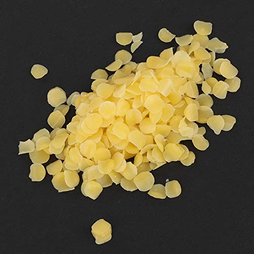 Phefop Cera d'api Bianca Gialla Materiali Cosmetici 500g Cera d'api Pura per Uso Alimentare per Balsamo per le Labbra Lozione Sapone Candela Creazione della Cura della Pelle e Uso Artigianale