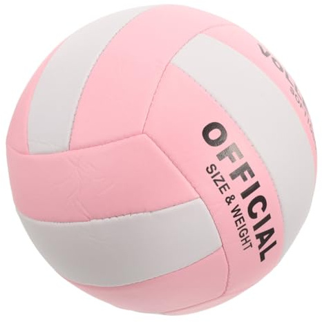 Holibanna Ballon Aléatoire Intérieur Entraînement PU de Souple pour Volley Contrôle de Balle et Stabilité Optimisés Style Pratique Sportive en Salle Plusieurs Styles