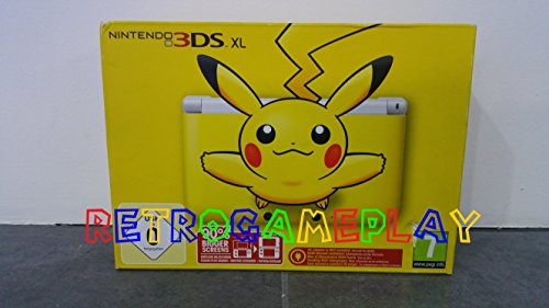 Console Nintendo 3DS XL - jaune pikachu + Stylet + Carte SD 4Go