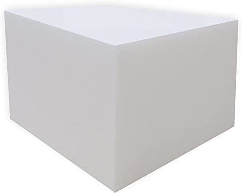 Dibapur® schiuma ortopedica cubo per dischi intervertebrali - (senza fodera, bianco, 50x45x35 cm): livello conservazione, Schaumstoffe Wegerich dadi, livelli letto, riabilitazione, schiuma ortopedica, in schiuma fredda, Cuscino, con cuscino, poppata, livello stoccaggio