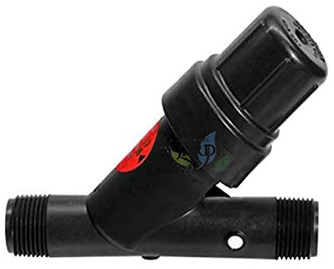 Suinga Filtre Régulateur de Pression 2 Bars avec Maille 75 Microns, Filetage Mâle 3/4, pour Irrigation Goutte-à-Goutte et Arrosage Automatique