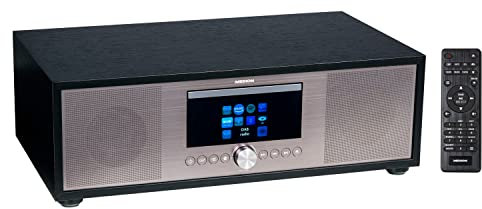 MEDION P66024 All in One Audio System (Internet, DAB+, PLL-UKW Radio, CD/MP3-Player, Bluetooth 5.0, 2.1 Soundsystem, Kompaktanlage)