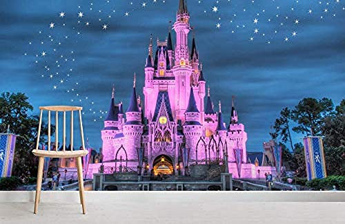 Personnalisation personnalisée Papier peint mural de château de conte de fées Papier Peint 3D Salle de séjour Chambre à coucher Salle de séjour Mural murale enfant-430cm×300cm