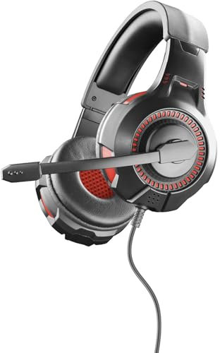 Music Sound | HEADBAND Filo Gaming | Cuffie on Ear Gaming con Filo e Microfono - Jack 3.5 Mm