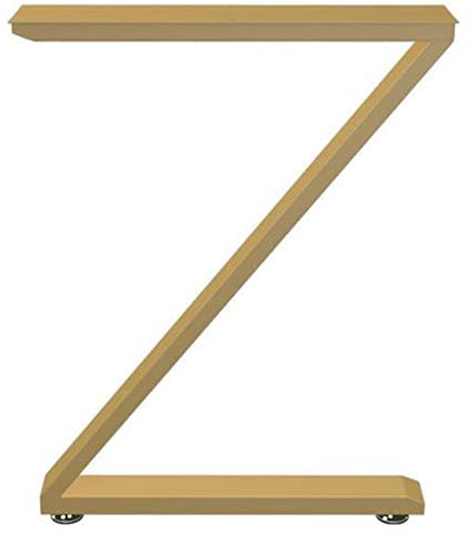 XUAN 720mm Tischbeine Metall Tischkufen Möbelbein Gold Tischgestell Eisen Tischuntergestell Möbelfuß Für Kommode Esstisch Schreibtisch (Color : Gold, Size : 60 * 72cm)