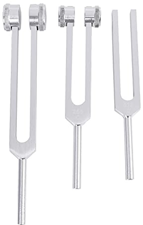 Set mit 3 Stück Aluminium Sensory Stimmgabel C 128 256 512