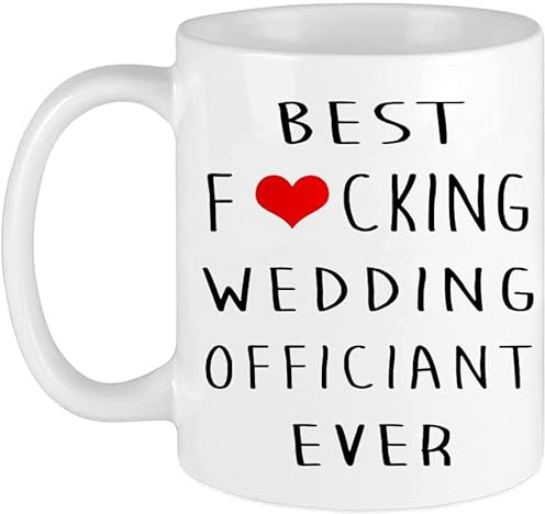 330Ml Tazas De Té Taza El Mejor Oficiante De Bodas De Todos Los Tiempos Taza Personalizadas Taza De Desayuno Clásica Taza De Regalo Para Té Bebidas Microondas