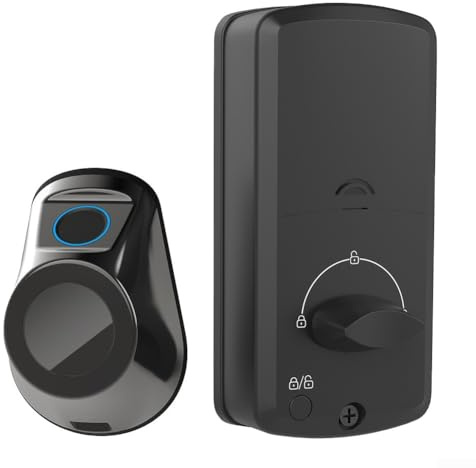User Friendly Smart Fingerprint Door Lock with Remote Access, Automatic Security Features, and Backup Key Option