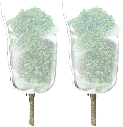 Opatiny 2 reti per alberi da frutto con coulisse e cerniera, pianta in PE per protezione pomodori, mirtilli e piante da giardino