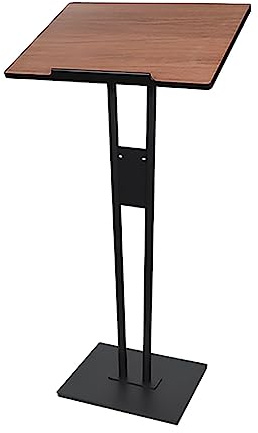 JIANSMZ Portable Table Top Podium Stand for Church Teachers and Speakers Floor Lectern Stand Up Desk for Presentations in Restaurants Weddings Offices and Classrooms