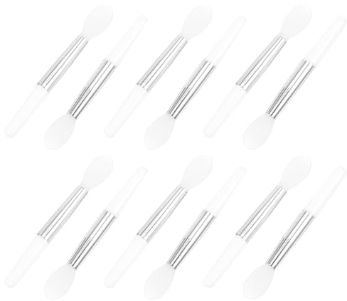 JEWEDECO Pinceles de Labios de Silicona Set de 12 para Aplicación Precisa de Mascarilla Labial y Brillo, Ideales para Uso en Casa y Viaje para Uso en Casa y Viaje