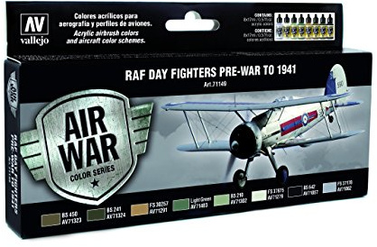 Vallejo 071149 Farbenset RAF Tagjäger, 8 x 17ml