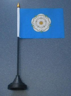 Yorkshire County Desk Table Top Flag