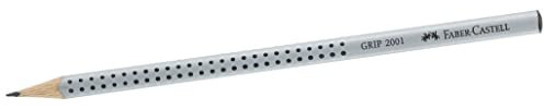 FABER-CASTELL 117001 - Bleistift Grip 2001, Härtegrad B, 1 Stück