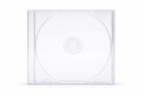 10 boîtiers Transparent simple CD/DVD de qualité professionnelle dragontrading®
