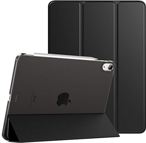 TiMOVO Funda para iPad Air 11 Pulgadas (M4 2026/M3 2025/M2 2024), iPad Air 5ª/4ª Generación (2022/2020) 10,9 Pulgadas, Cubierta Trasera Tableta Inteligente con Auto Estela/Sueño - Negro