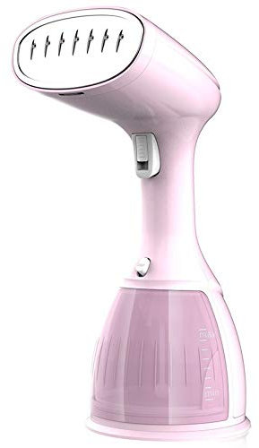 QSCTYG Plancha de Vapor Vertical Tela de Mano Vapor 15 Segundos Fast-Calor 1500W Potente Vapor de la Ropa for el hogar Viajar Vapor portátil de Hierro 486 (Color : Pink)