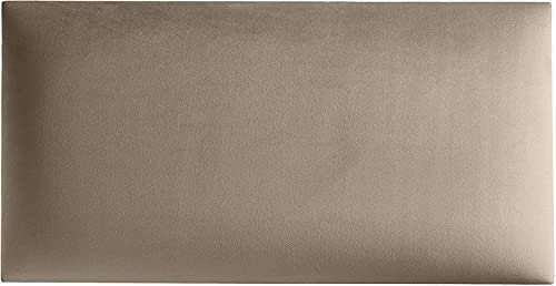 MartHome 3D Wandpaneele Gepolstert Dekorationspaneele Wandkissen - Wandverkleidung Wandpolster Wanddeko 3D Wandkissen Polsterpaneel - Einfache Installation (40x30cm, R16 Beige)