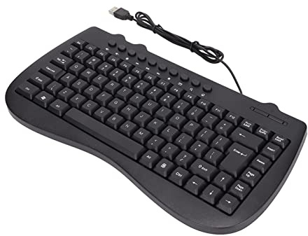 Clavier filaire, interface USB Touch Comfort Clavier muet 87 touches Ultra plat pour la maison ou le bureau