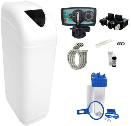 Descalcificador 25l Fleck 5600 Mv Mecánico Con Kit De Instalación Descalcificador De Agua Domestico