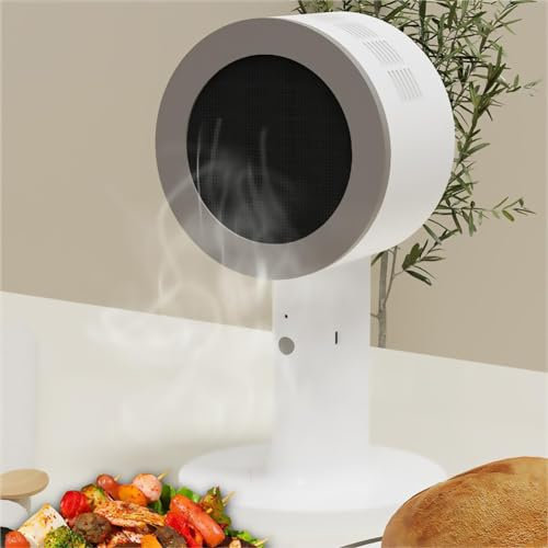 HYQNG Desktop Range Hood, Portable Kitchen Exhaust Fan, Indoor BBQ Hood, Mini Portable Range Hood Cooking Lightweight Range Hood, Convenient Hood Vents for Indoor BBQ, Hot Pot