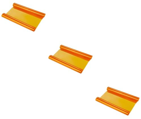 GLEAVI Scheinwerfer Folie Orange 3 Stück 30 Rücklichttönung Klebefolie Transparent Orange