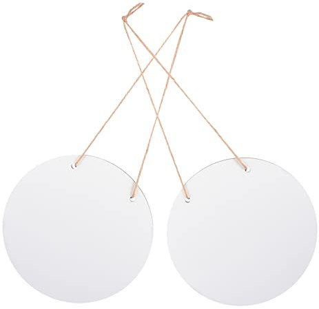 Operitacx Decora Il Tuo Spazio 2 Etichette in Legno Con Stampa A Sublimazione Cartelli Vuoti Per Casa E Ufficio