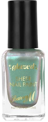 Barry M Glazed Nail Paint Shade So Tranquil | Glossy Green Nail Polish