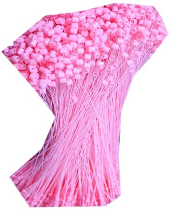 Sicherheitsfäden 5000 Stück Sicherheitsfäden für Etiketten Loop Pins faden preisschilder Kunststoff Tag Loops Pin sicherheitsfäden bunt Loop Ring Fäden Tag Pins Kunststoff Preisschilder Flohmarkt