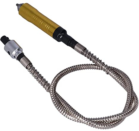 Ejoyous Power Drill Extension Cable Chuck, Grinder Flexible Shaft Metal 0.3-6.5mm Clamping Range for Rotary Grinding Machine