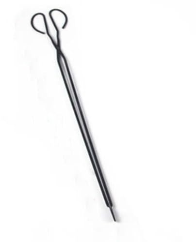 Iron Charcoal Tongs, Briquette Tongs for Outdoor Barbecue, Picnic, Fireside & Fireplace Use(A 67cm/26.3)