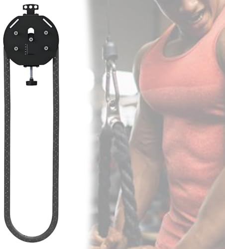 Corde d'entraînement sans fin avec résistance réglable pour la maison, la gym, l'endurance musculaire et l'entraînement aérobique du haut du corps