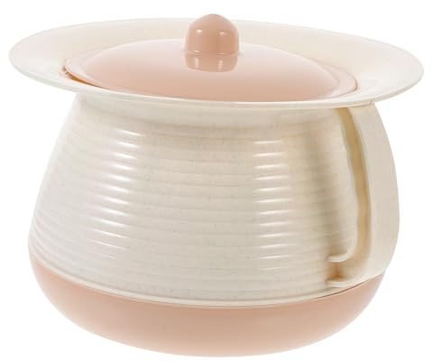 LIFKICH Pot de Chambre Réutilisable en Plastique pour Garçon et Filles Couvercle Urinoir Portable Stable pour Bébé, Adapté la Maison Déplacements