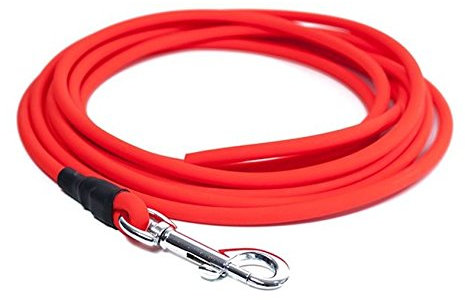 Mystique® Biothane Schleppleine rund 8mm neon orange 10m