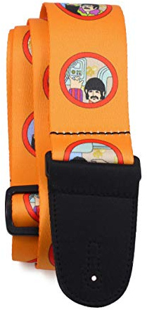 Perri's Leathers Ltd. - The Beatles - Gitarrengurt - Polyester - Offizielles Lizenzprodukt - Für Akustik- / Bass- / E-Gitarren - Verstellbar - Made in Canada