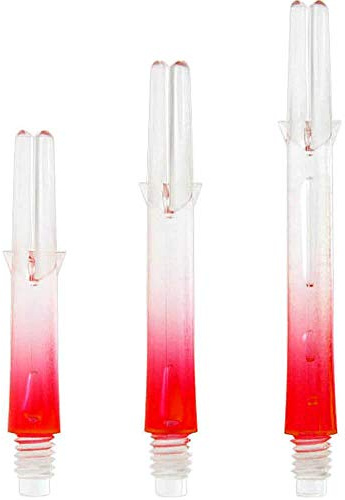L-style L-Shaft Straight Milky-White Two-Tone 190-260 - 330 von Thor-Sports orange - pink - blau - lila - rot - grün/Made in Japan/zweifarbige Dart Schäfte 2-Tone milchig Weiss