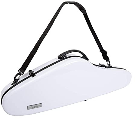 Aileen CSV-F18 Violin Hard Case 4/4 Full Size Luxury with Hygrometer Suspension, White