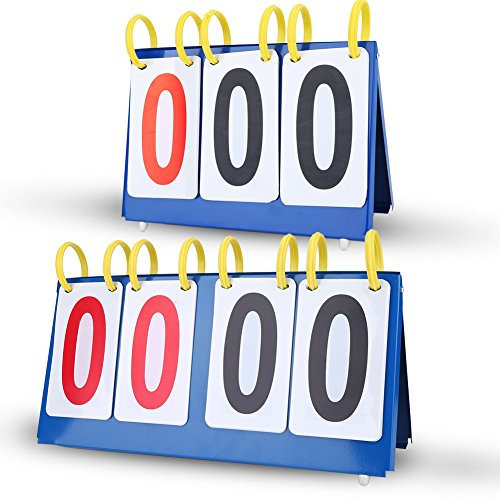 Scoreboard Anzeifetafel Wasserdichte 3/4 Ziffern für Fußball Volleyball Basketball(4-digit)