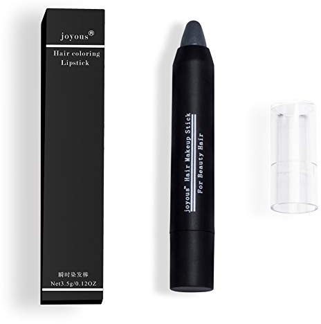 Ofanyia 5 Couleurs Couleur De Cheveux Bâton Temporaire Couverture Blanc Cheveux Non-Toxique Colorant Crayon Craie Couverture Gris Racine Cheveux Femmes Dame Beauté