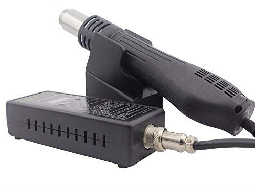 BST-8858100-650W Mini pistola de aire caliente sin plomo con temperatura ajustable Pistola de calor para soldar - 220V