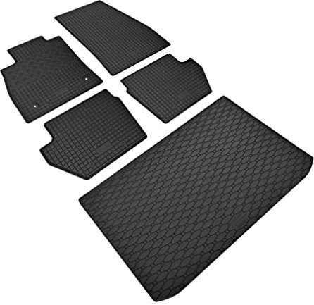 Passgenaue Kofferraumwanne und Gummifußmatten geeignet für Ford Puma ab 2020 EIN Set