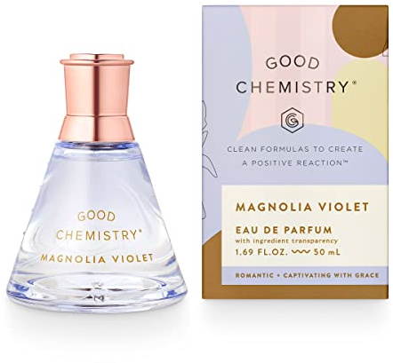 Good Chemistry Magnolia Violet Eau de Parfum 1.7 fl oz - Long-Lasting Perfume with Magnolia, Peony, & Amber - Romantic, Clean & Vegan