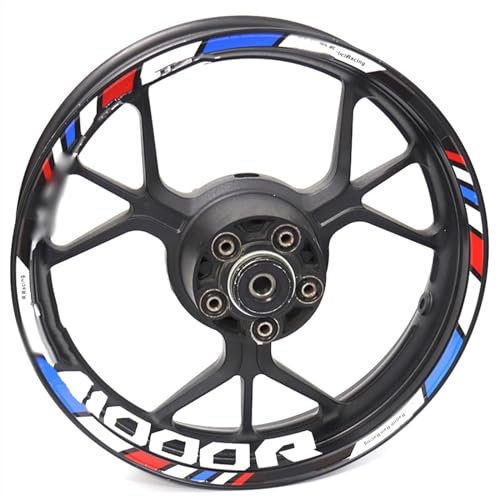 Felgenband Motorrad-Innen- Und Außenradnaben-Aufkleber, Dekorativer Rand, Hochreflektierender Aufkleber Für CB1000R CB 1000R(Color:16)