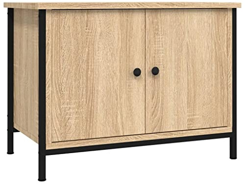 vidaXL Mueble de TV con Puertas Roble Sonoma 60x35x45 cm Madera de