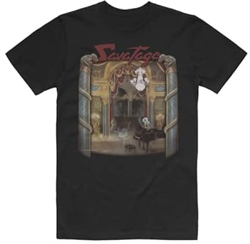 2Bhip Savatage Gutter Ballet Mens Black Short Sleeve T Shirt Heavy Metal Graphic Tees