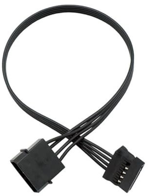 RUITEXUN Molex IDE 4-Pin Maschio a 15-Pin Femmina SATA Power Converter Prolunga Adattatore Cavo per Computer Hard Drive HDD SSD